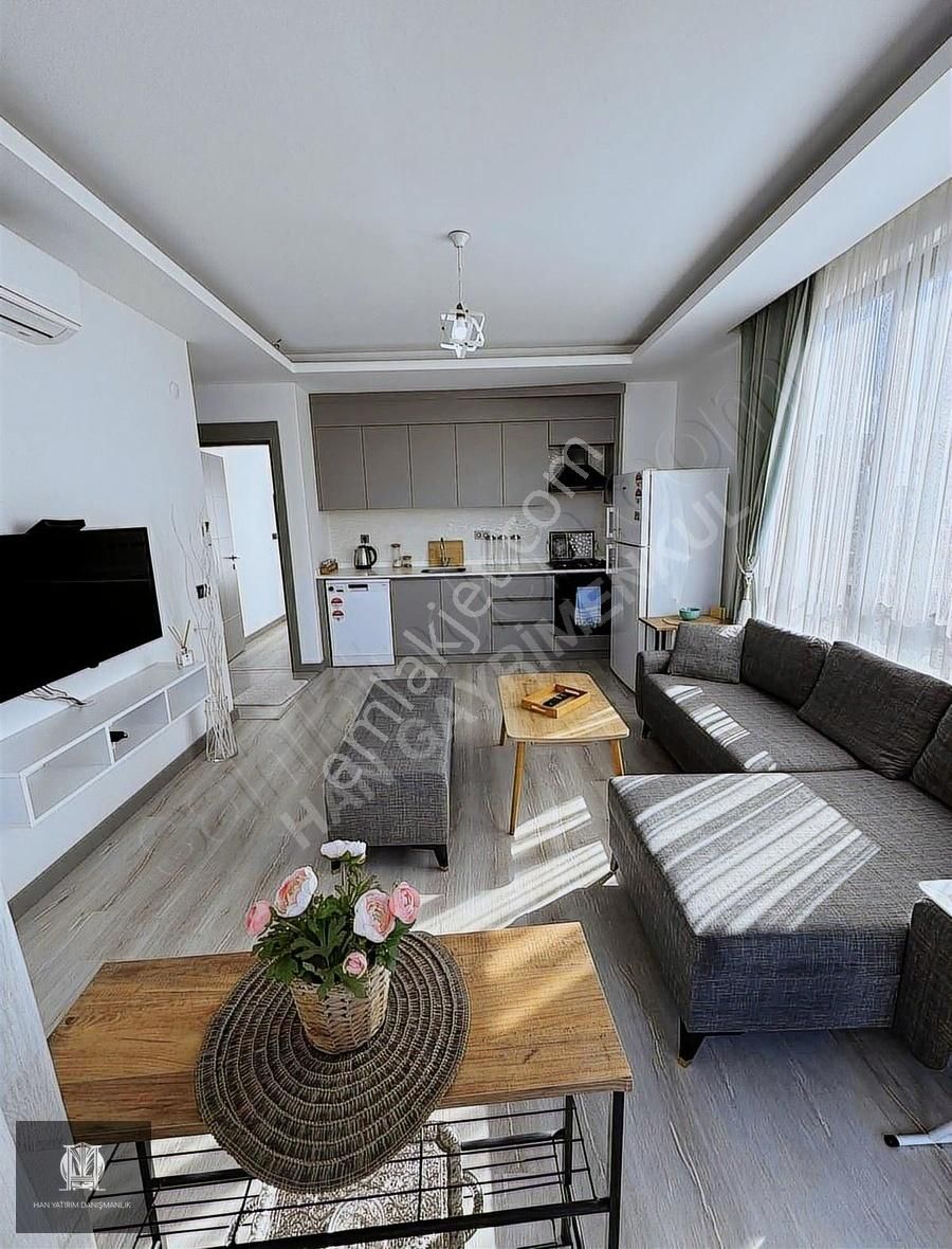 Han'dan Havuz-güvenlikli Site İçi Ara Kat Full Eşyalı 2+1 Daire! - Görsel 24