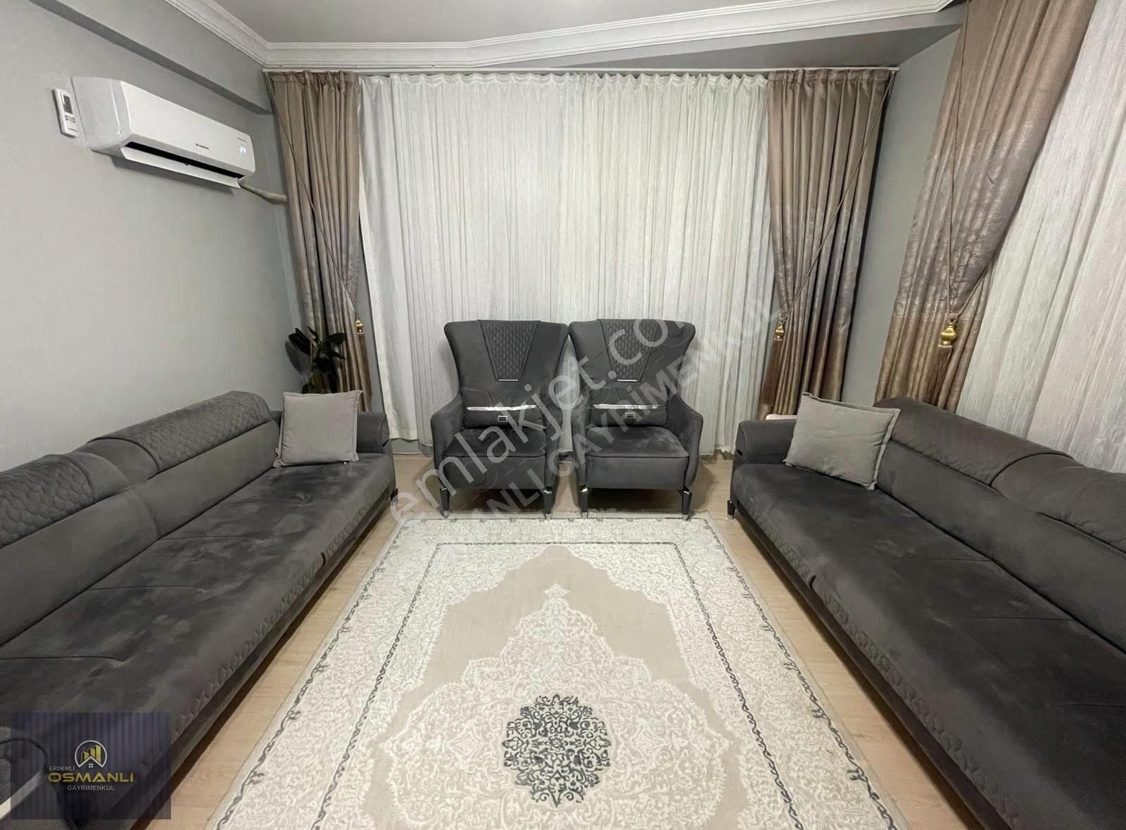 Erdemli Merkezde 3+1 Bağımsız Mutfak Masrafsız Fırsat Daire