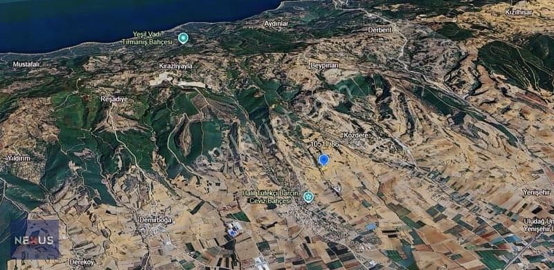 Bursa Yenişehir Barçın'da Yola Cepheli Satılık 3.592,87 M² Tarla - Görsel 2