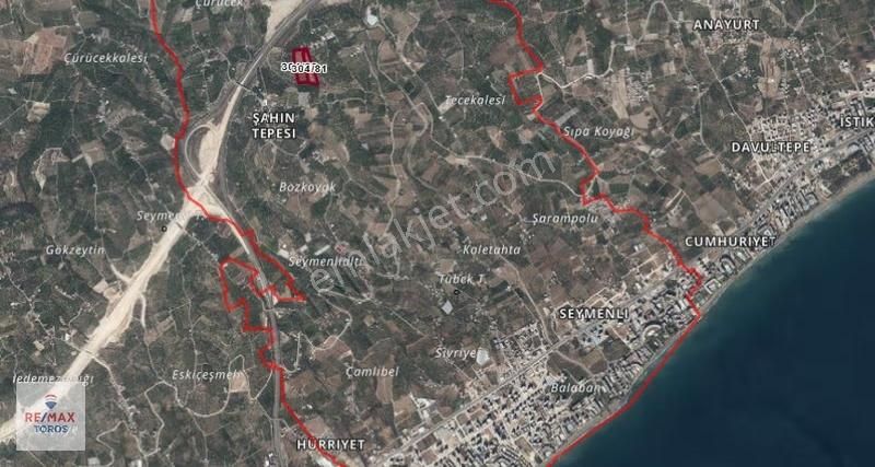 Remax Toros'tan Mezitli'de Şehir Ve Deniz Manzaralı 2 Tarla - Görsel 3