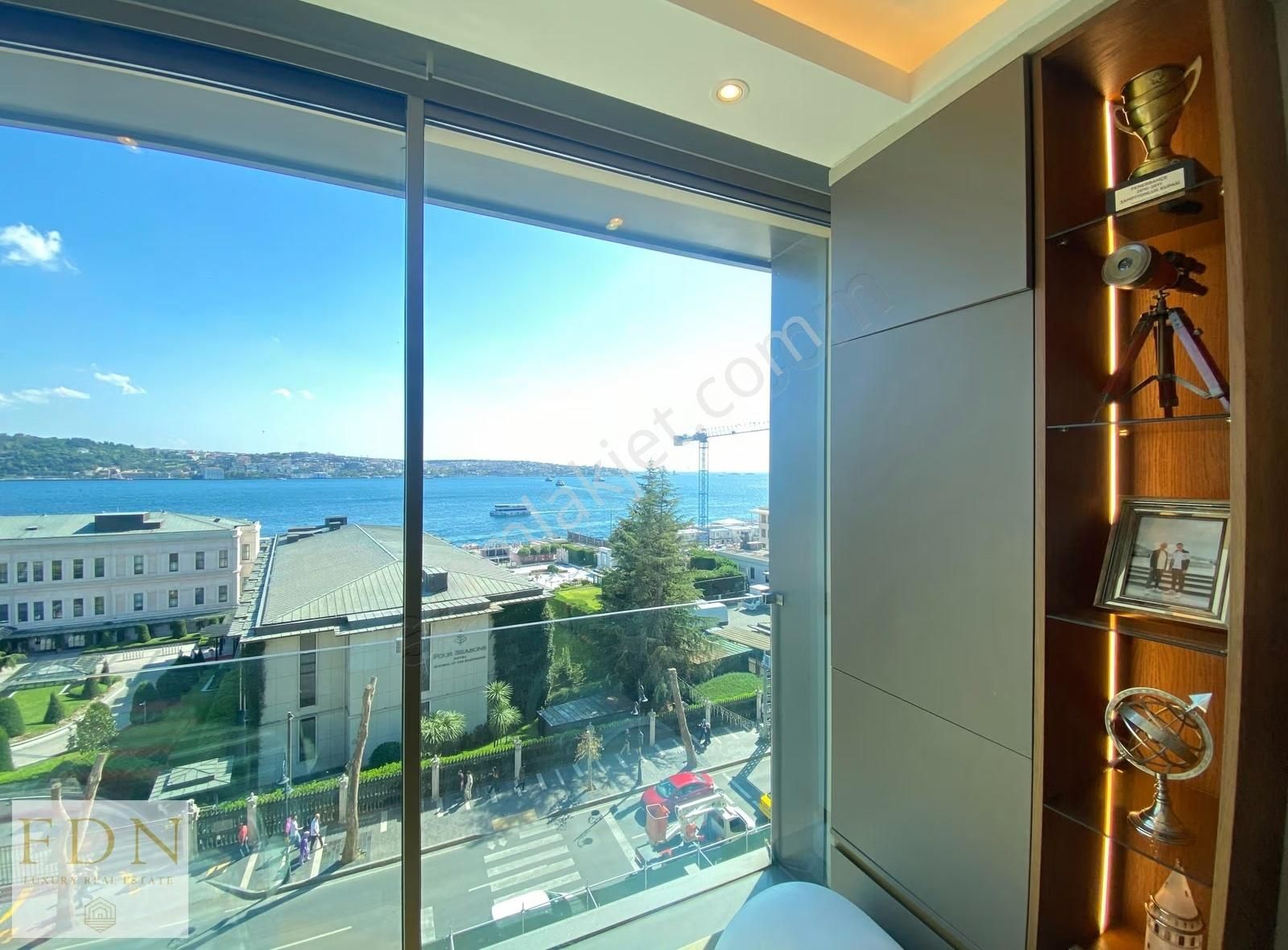 Fdn'den Çırağan57 Rezidansta Kiralık 1+1 Bogaz Manzaralı