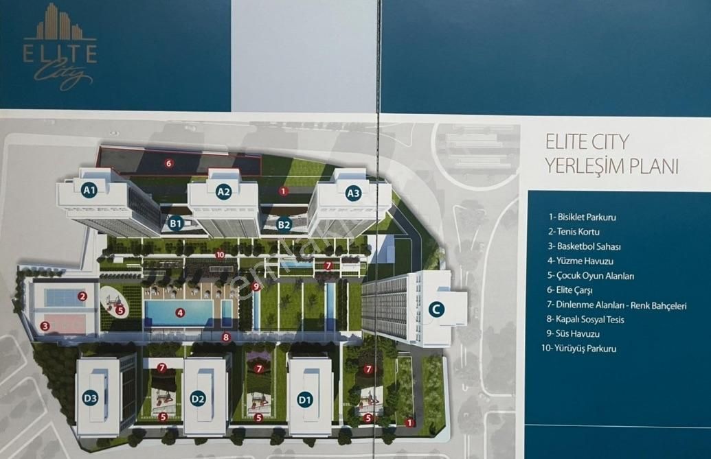 Atakentin Tek Ödüllü Sitesi Elıte Cıty'de 3+1 Daire - Görsel 34