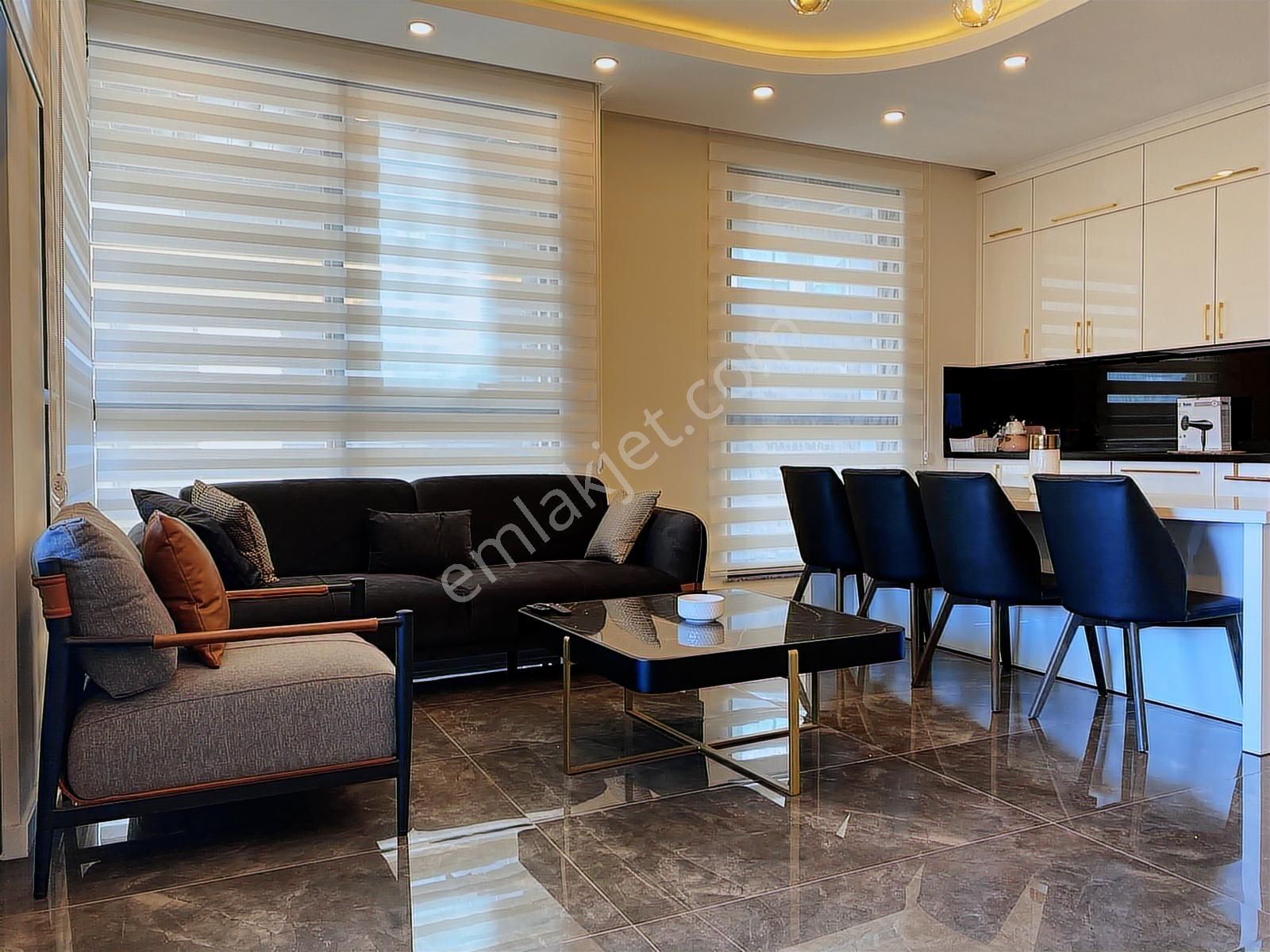 Oba Royal Gardenda Lüks 2+1 Full Aktiviteli Lüks Eşyalı - Görsel 24