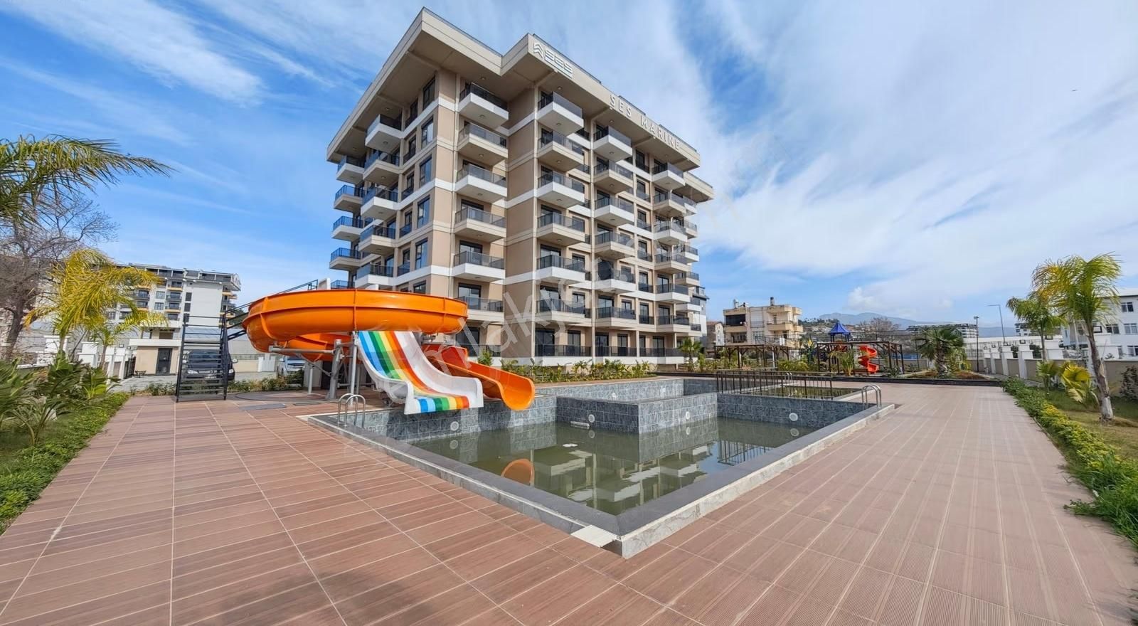 Pazarcı Mahallesi Ses Marine Kiralık Eşyasız 1+1 Daire