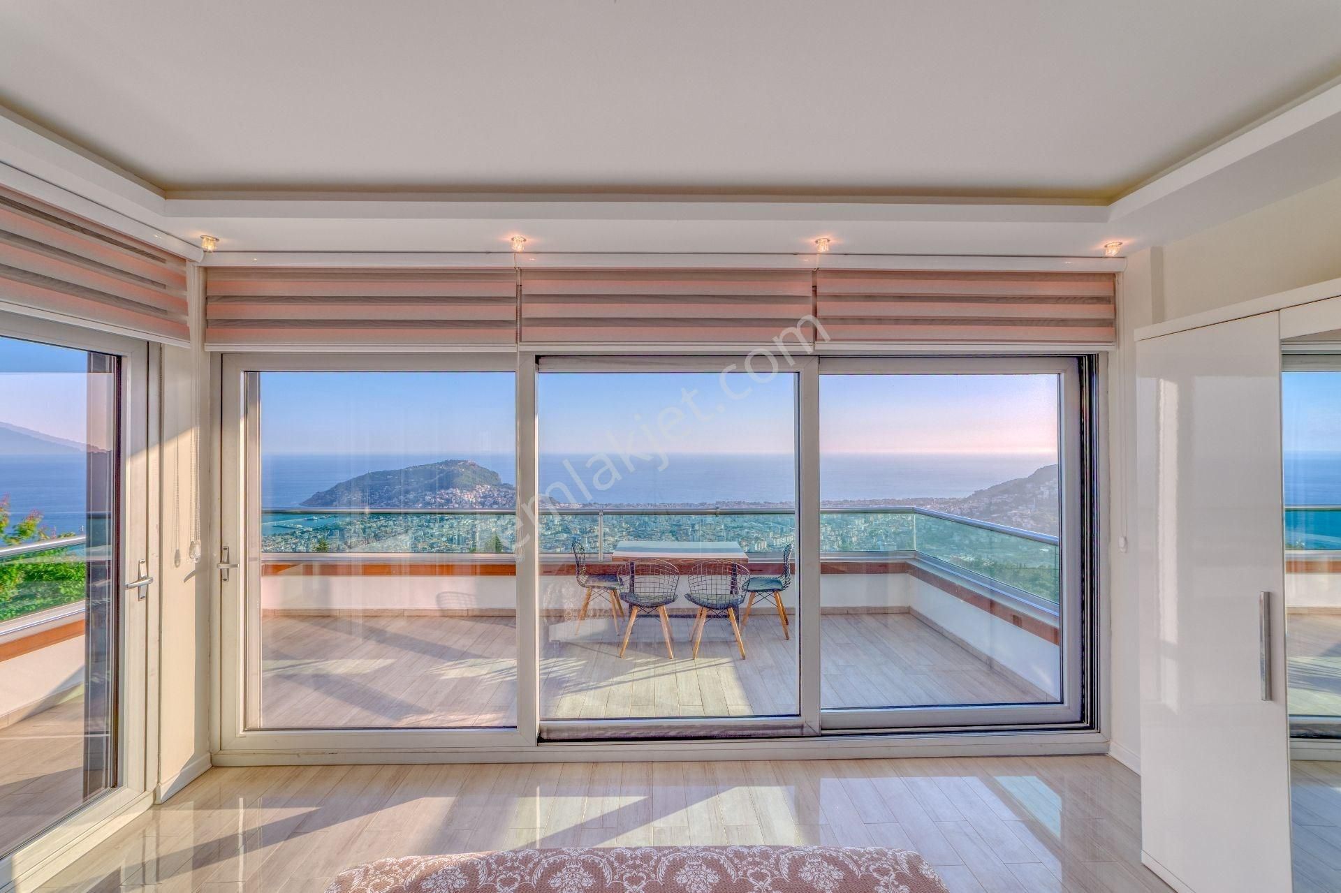 Alanya Bektaş’ta Panoramik Manzaralı, Özel Havuzlu 5+1 Lüks Tripleks Villa - Görsel 27