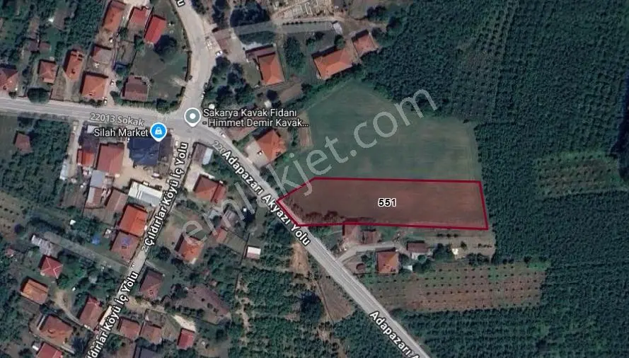 Remax Hür Ali Kutanis'ten Sakarya Akyazı'da Satılık Arsa