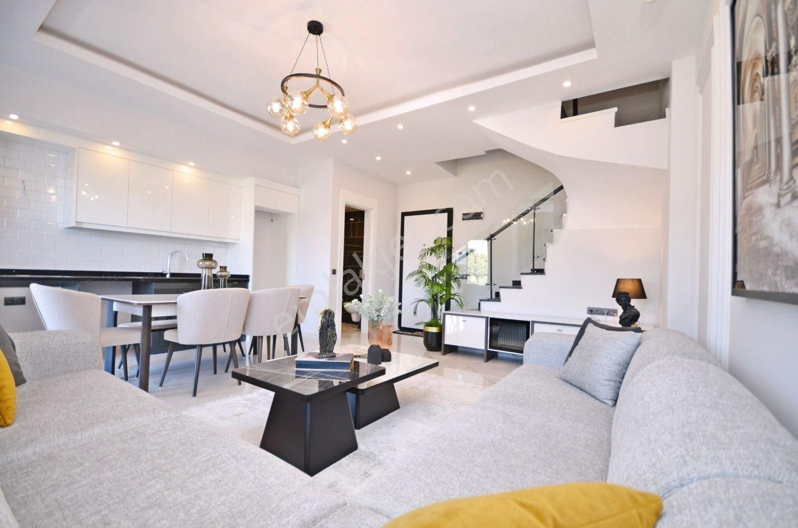 Alanya Kestel Sıfır Full Lüks Eşyalı 2+1 Dubleks Satılık Daire - Görsel 2