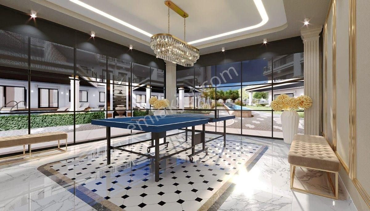 Alanya Obada Lüks Eşyalı Merkezi Konum 1+1 Satılık Daire - Görsel 15