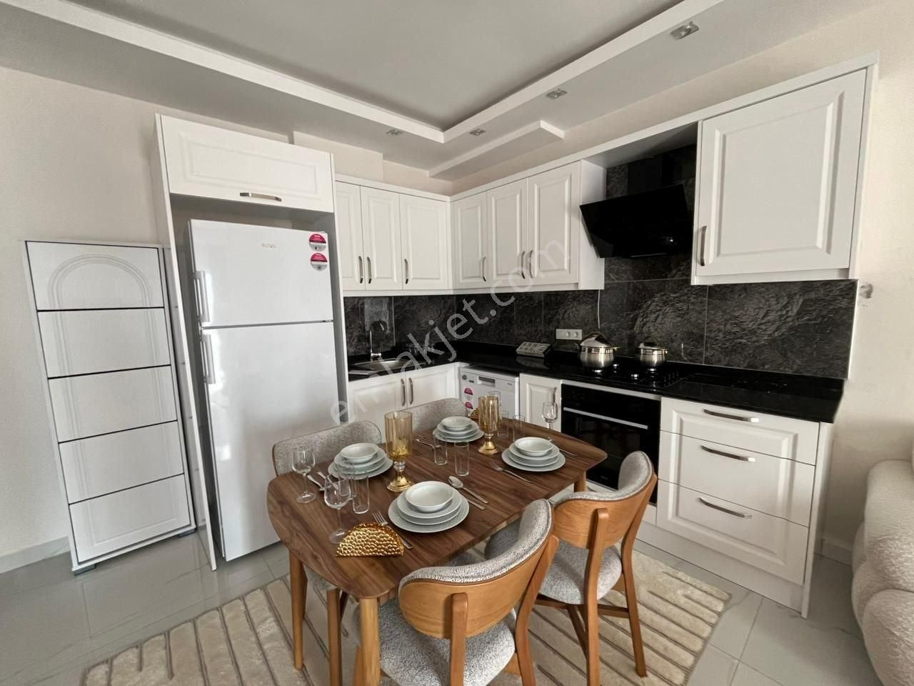 Alanya Obada Lüks Eşyalı Merkezi Konum 1+1 Satılık Daire - Görsel 8