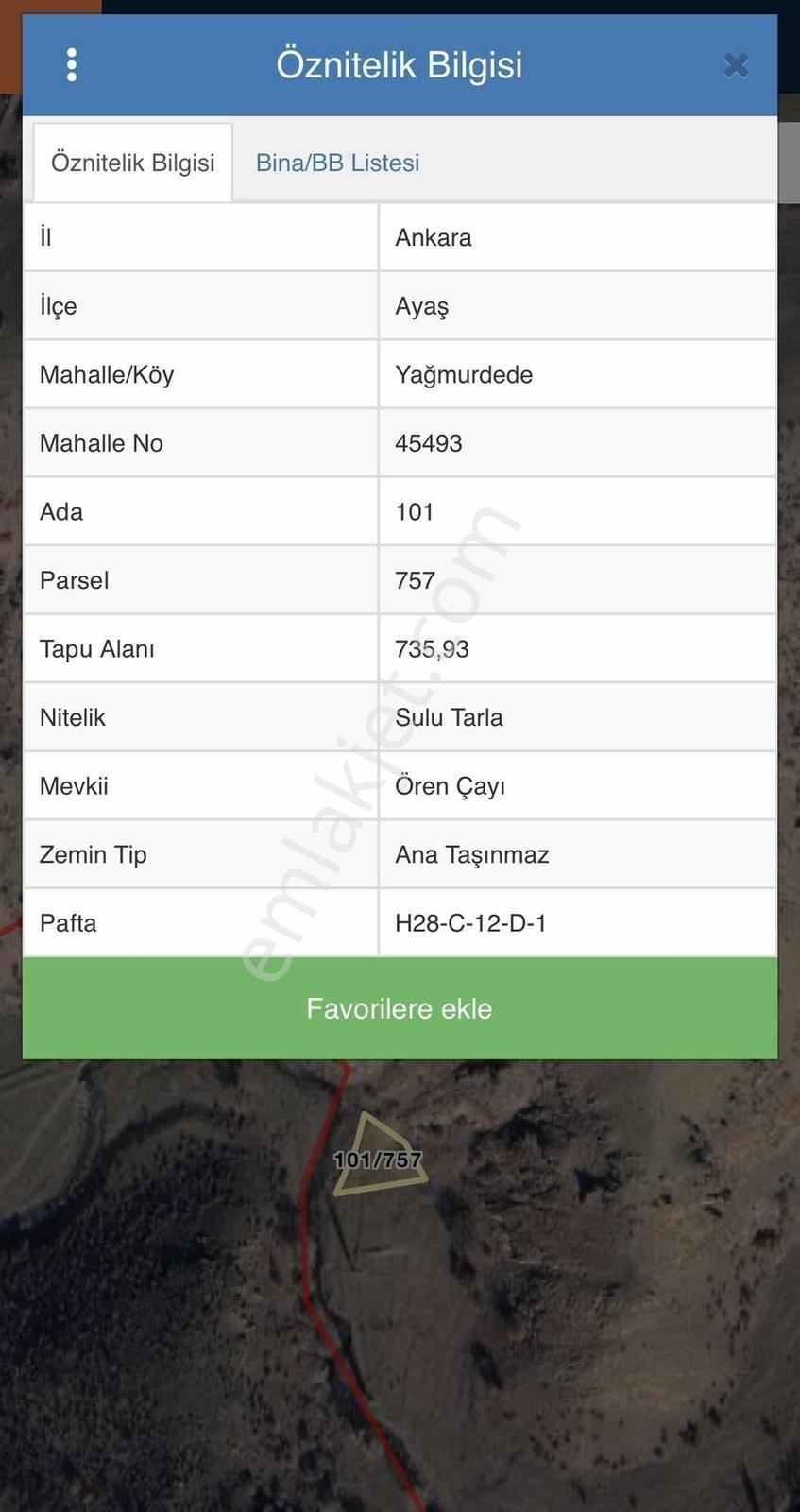 Ankara Ayaş Yağmurdede İlhan Çayı Kenarı 441 M2 Hisse - Görsel 14