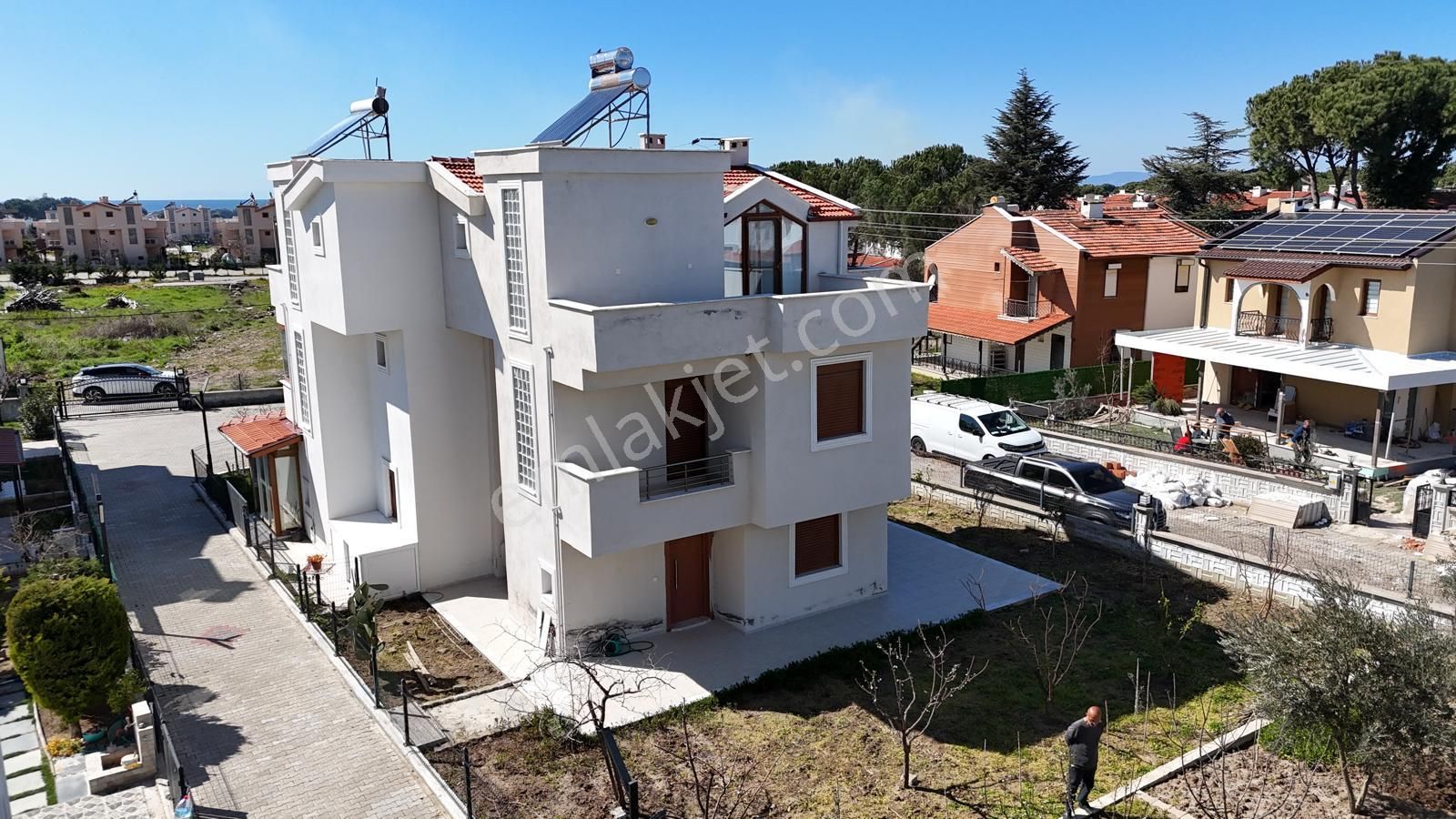 İzmir Dikili Salihleraltı Havuzlu Deniz Manzaralı Satılık Villa - Görsel 13