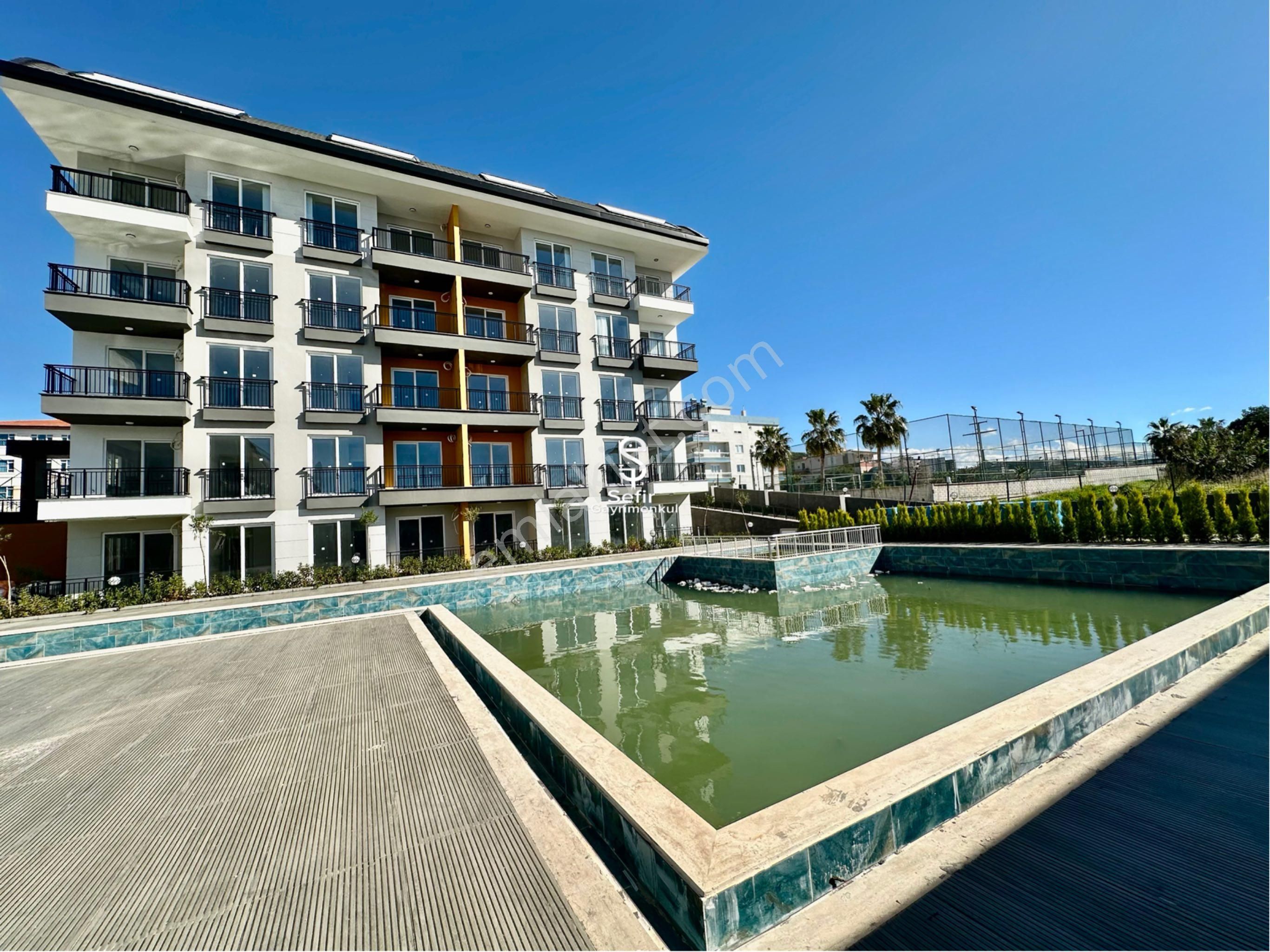 Alanya Okurcalar'da Site İçerisinde Satılık Sıfır 1+1 Daire - Görsel 16