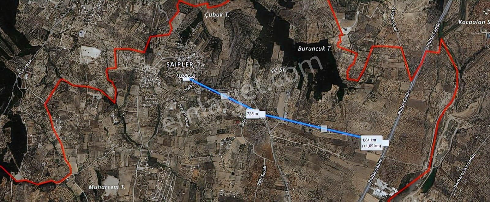 Torbalı Saipler'de Köyiçi İmar Dibinde Satılık 545 M² Tarla - Görsel 25