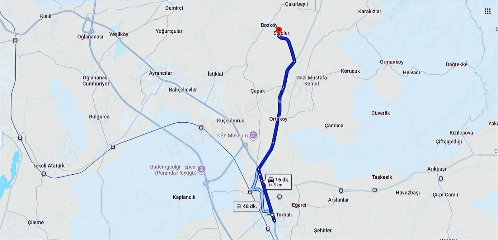 Torbalı Saipler'de Köyiçi İmar Dibinde Satılık 545 M² Tarla - Görsel 24