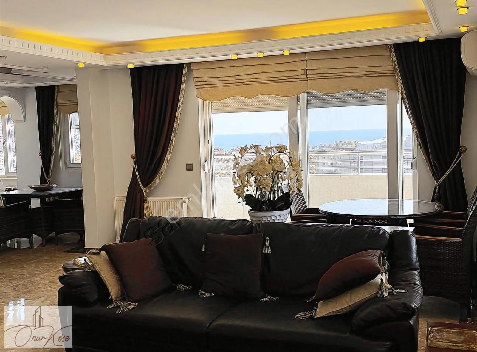 Alanya Merkezde 5+2 Full Deniz Ve Kale Manzaralı Özel Daire - Görsel 12