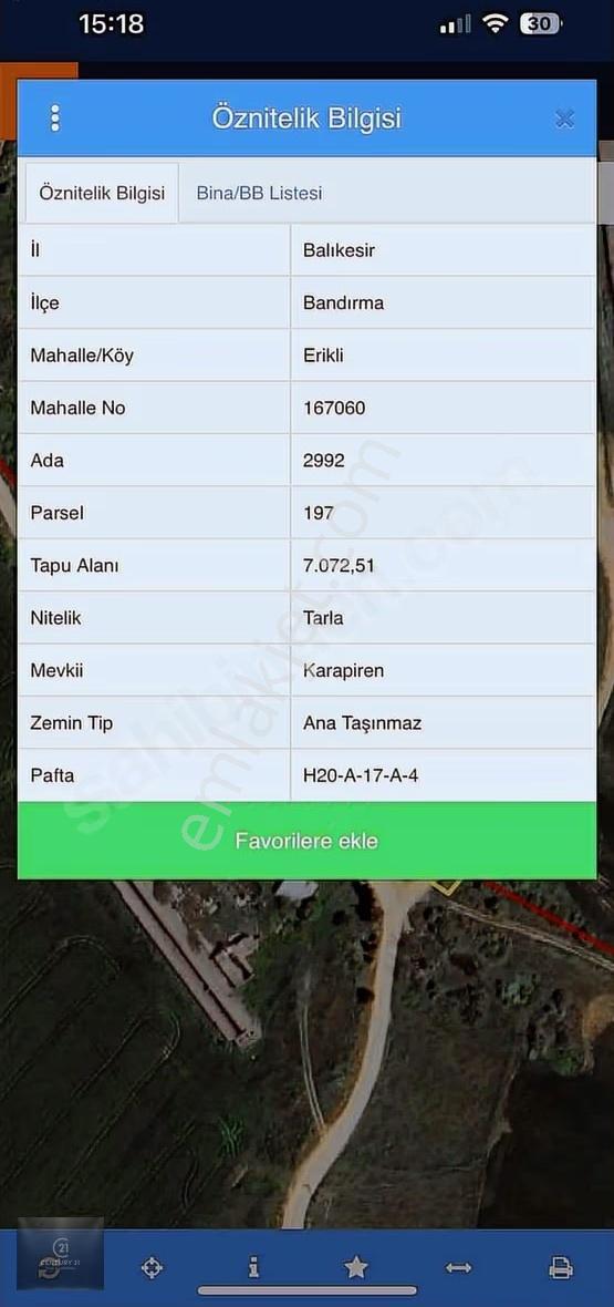 Altyapıya Yakın, Ulaşımı Kolay 7.072 M² Satılık Tarla! - Görsel 3
