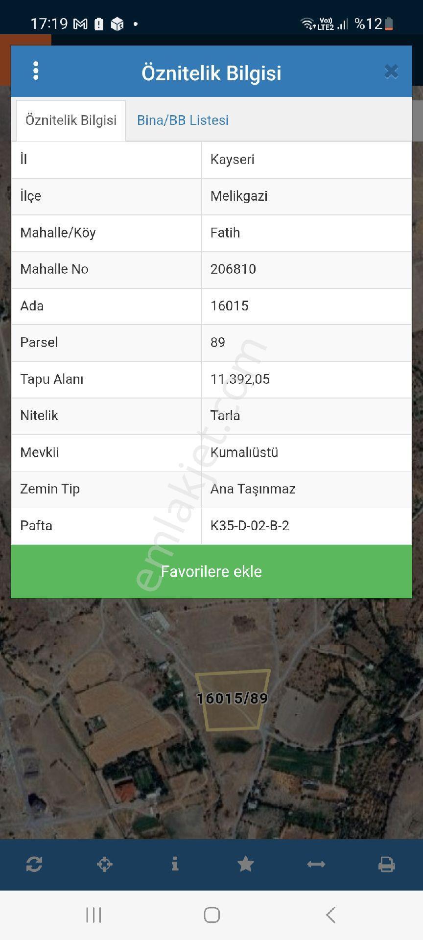 Kayseri Melikgazi De Fırsat Satılık Arsa - Görsel 3