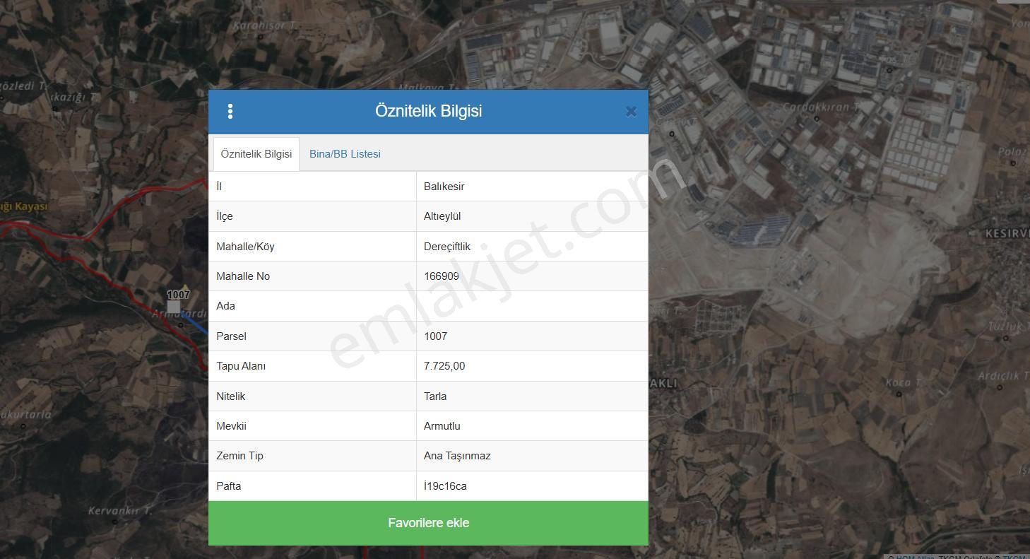 Acil Sahibinden Böylesi Kaçmaz! Organize Sanayi Yanı 7725m2 - Görsel 3