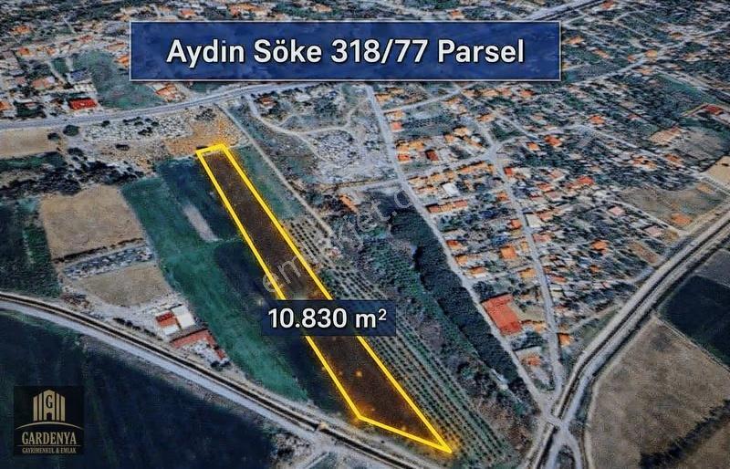 Söke Güllübahçe'de Ana Yola Yakın, 10.830 M² Tarla