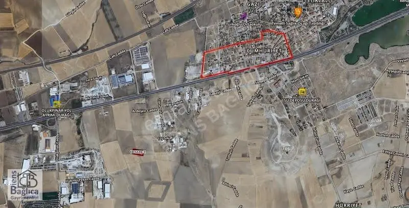 Eskişehir Yolun 490 Metre 5450m² Sanayi Arsas 0.60 Emsal Köktapu - Görsel 2
