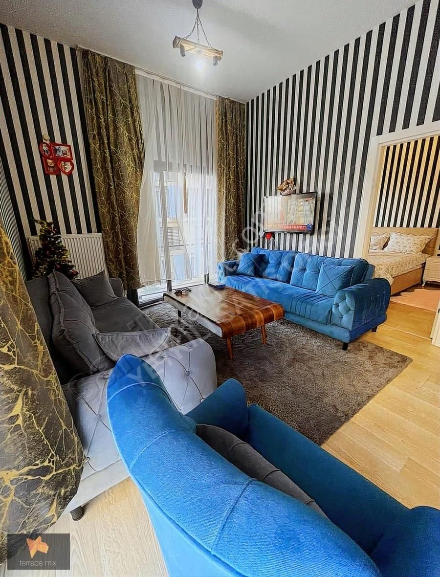 Terrace Mix 1+1 Havuz Cephe Eşyalı Yüksek Tavan Büyük Tip - Görsel 27