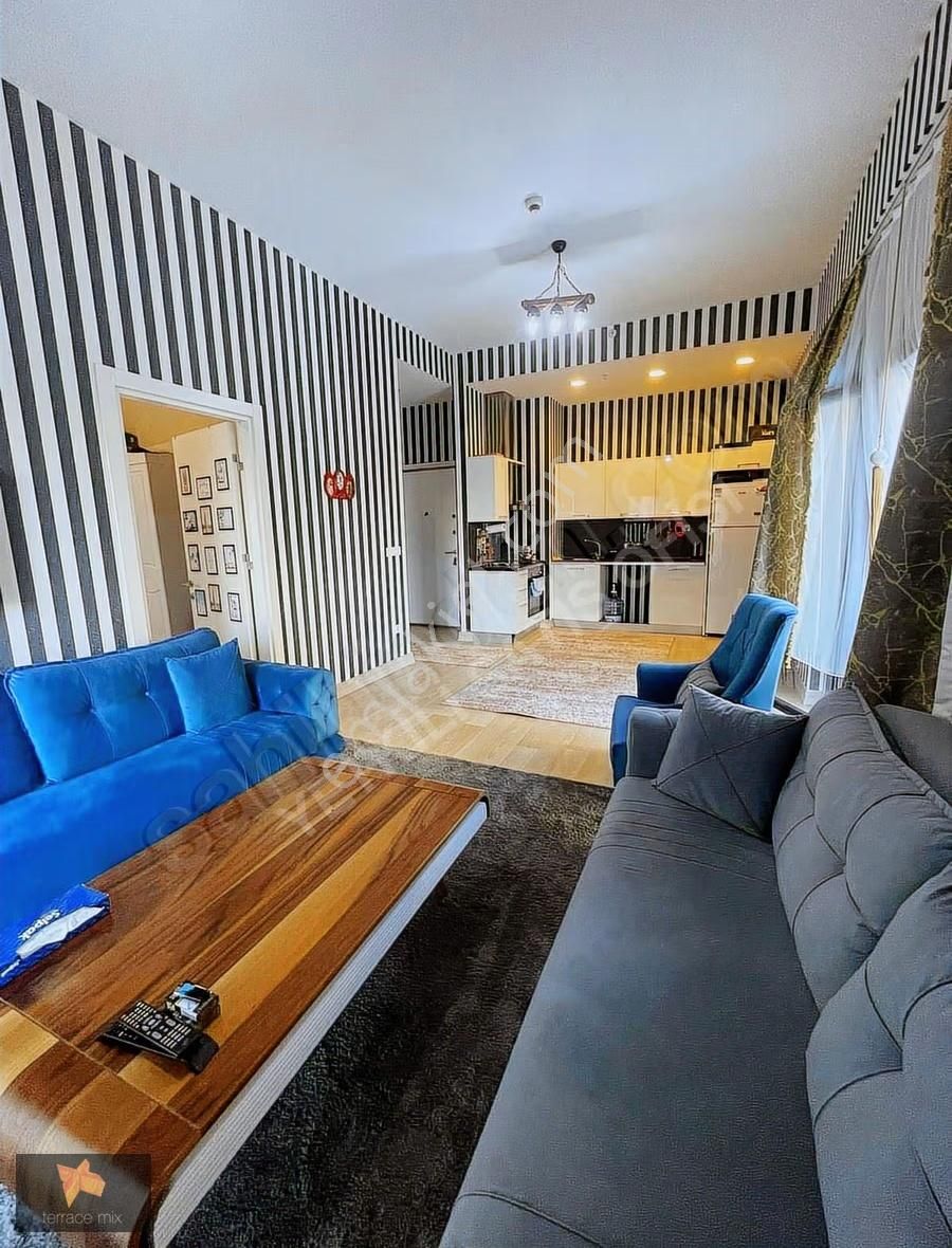 Terrace Mix 1+1 Havuz Cephe Eşyalı Yüksek Tavan Büyük Tip - Görsel 22