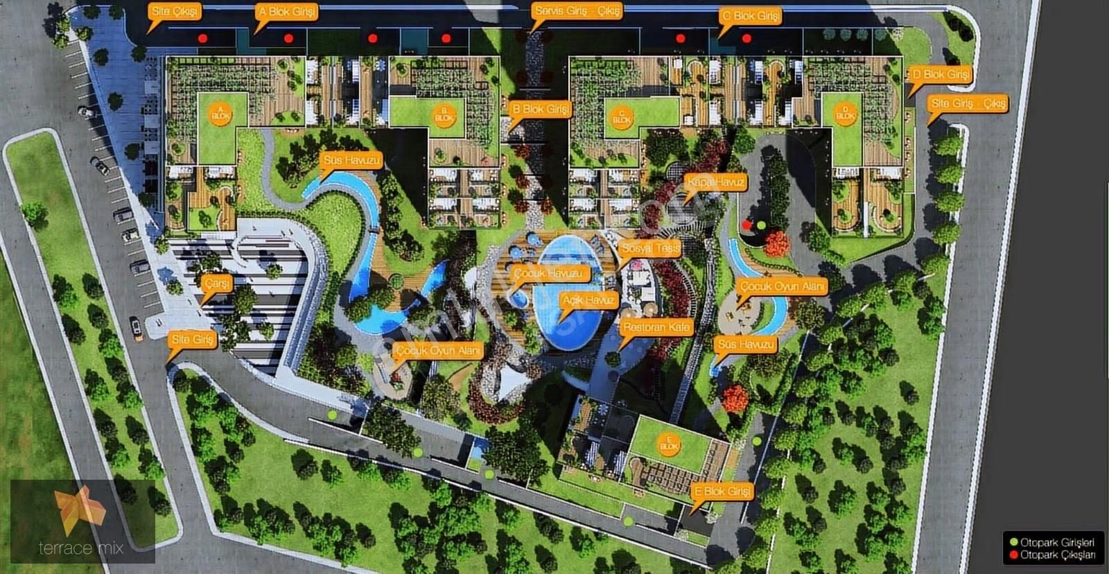 Terrace Mix'de 2+1 Özel Teras Kullanımlı Satılık Daire - Görsel 30