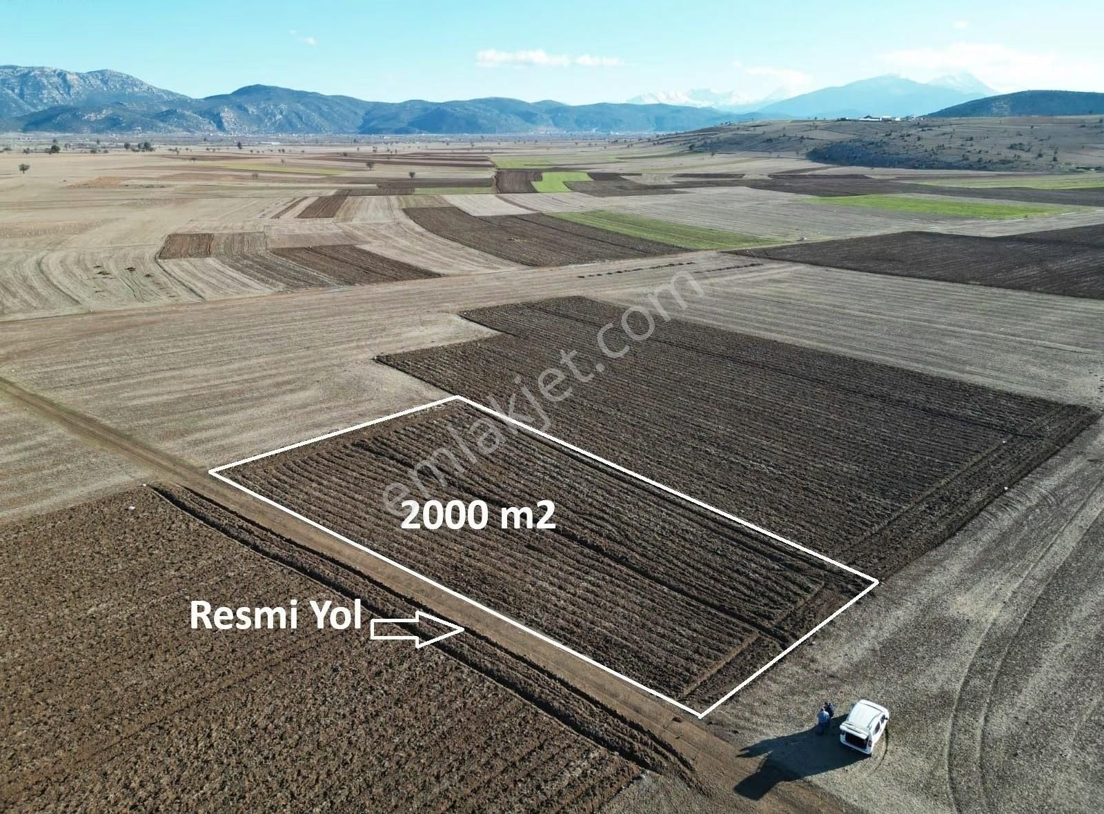 Korkuteli Küçükköy Ovasında Resmi Yolu Sulama Suyu Mezcut 2dönüm - Görsel 3