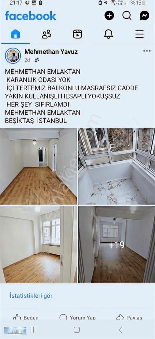 Mehmethan Emlaktan Komple Sıfır Balkonlu Yokuşsuz Boşş - Görsel 2