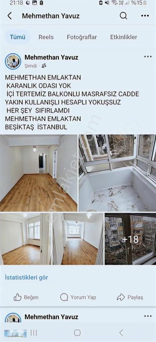 Mehmethan Emlaktan Komple Sıfır Balkonlu Yokuşsuz Boşş - Görsel 14