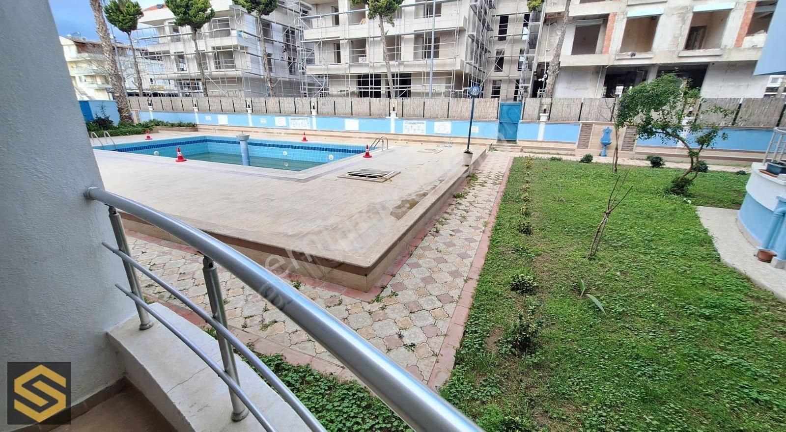 Didim Efeler Mah. Havuzlu Sit. Yüksek Giriş Full Yapılı 2+1daire - Görsel 11