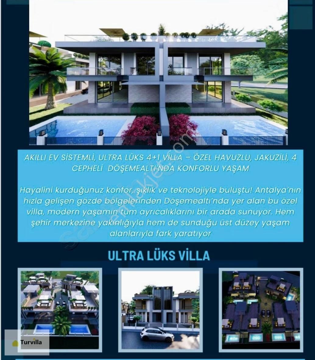 Site İçinde Akıllı Sistemli Yatırımlık Lüks Villa Özel Havuz - Görsel 15