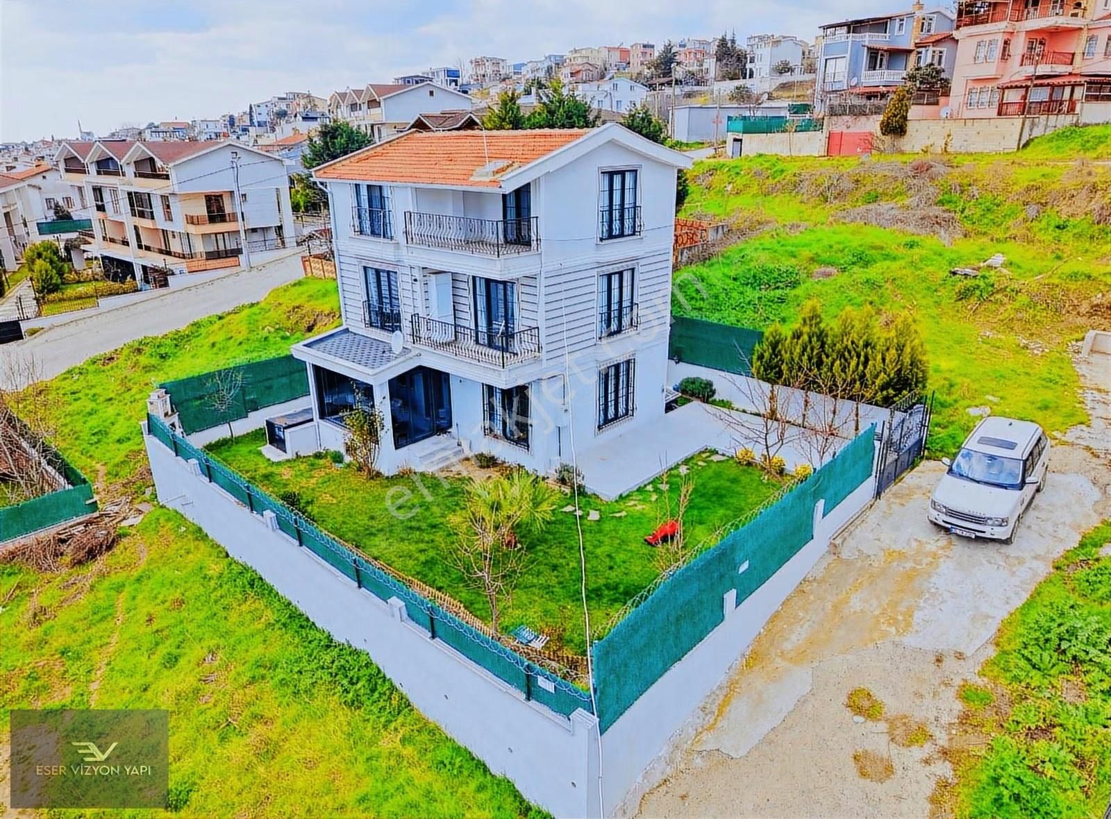 #eser Vizyon# Deniz Manzaralı Müstakil Eşyalı Bahçeli Lüks Villa - Görsel 14