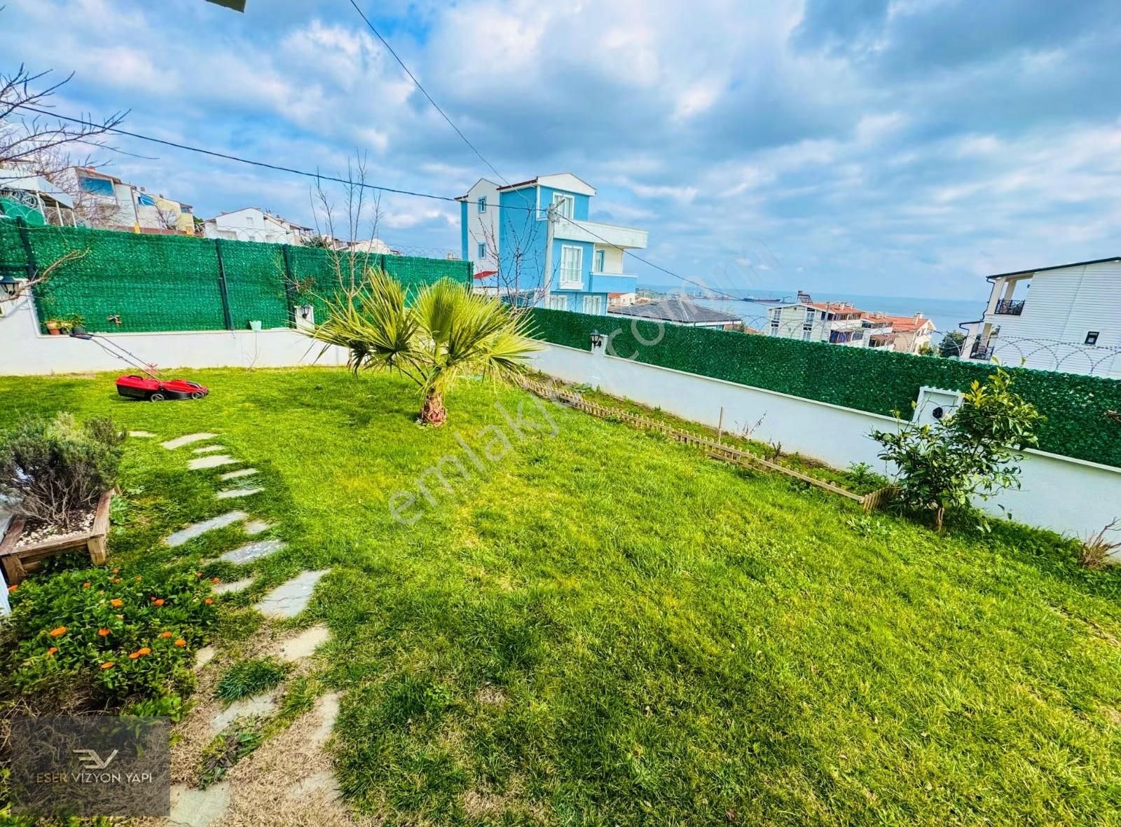#eser Vizyon# Deniz Manzaralı Müstakil Eşyalı Bahçeli Lüks Villa - Görsel 19