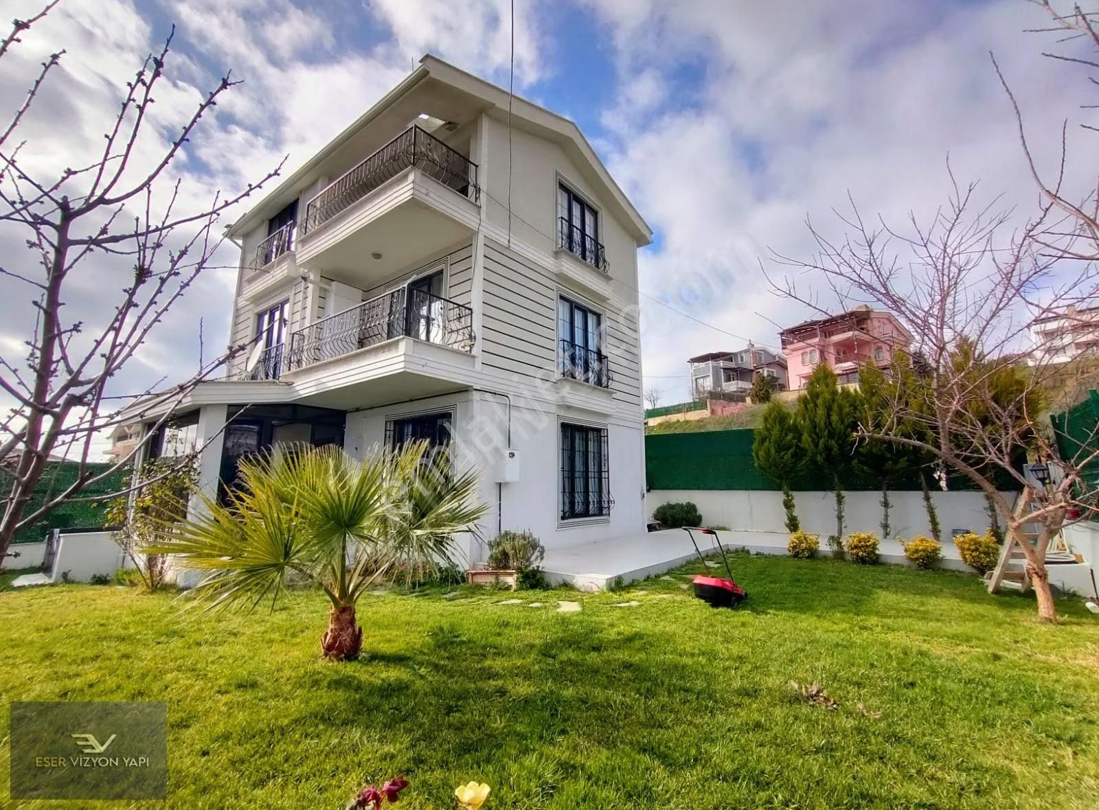 #eser Vizyon# Deniz Manzaralı Müstakil Eşyalı Bahçeli Lüks Villa - Görsel 15