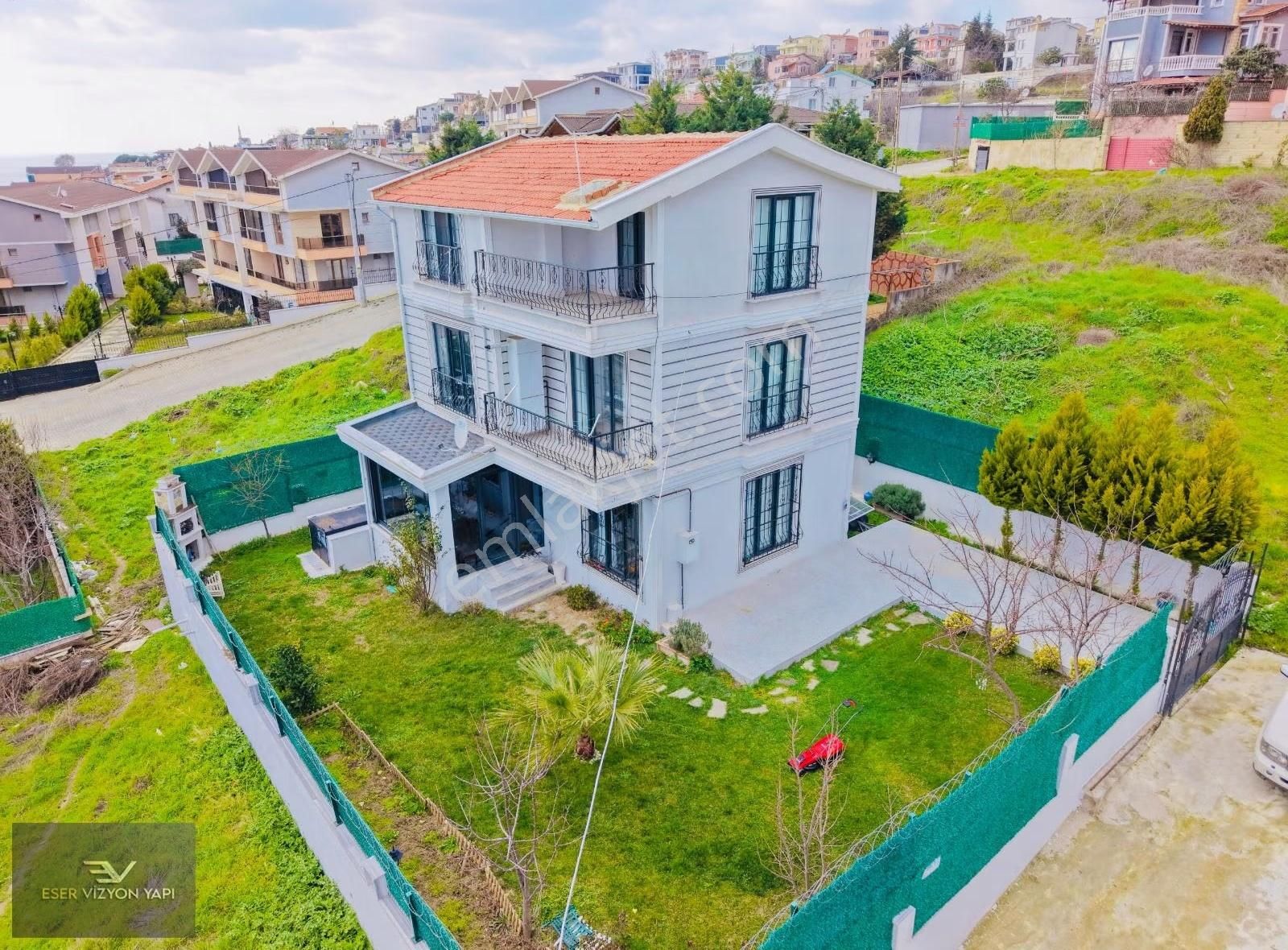 #eser Vizyon# Deniz Manzaralı Müstakil Eşyalı Bahçeli Lüks Villa - Görsel 5