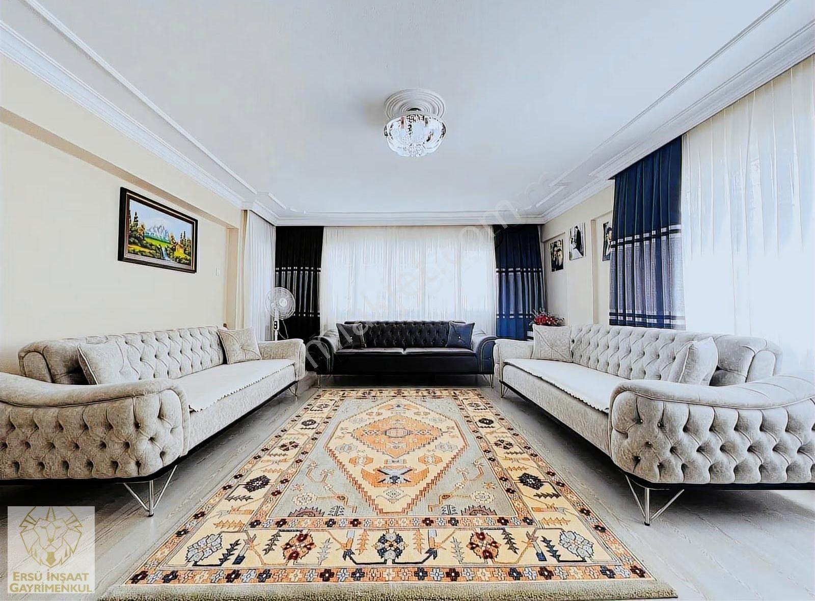 Ersü'den Şükrü Karaduman'da 3+1 120m2 Masrafsız Doğalgazlı