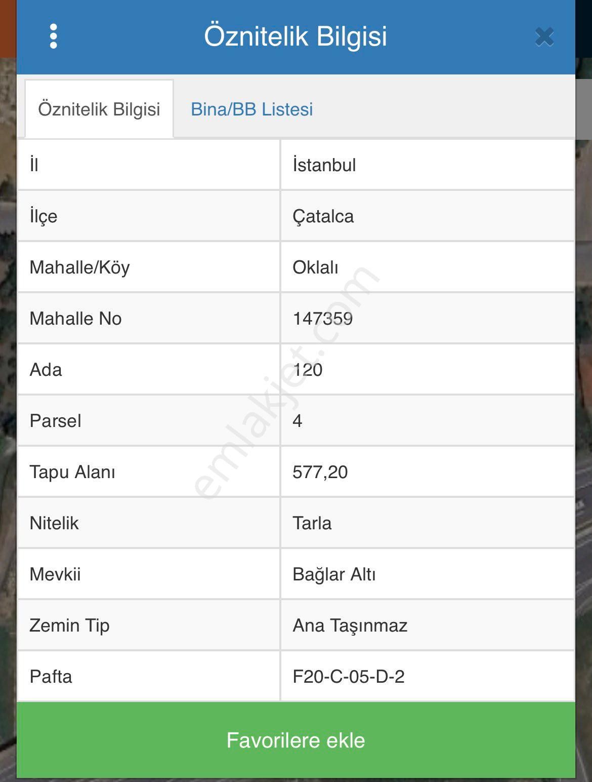 Ana Yola Cepheli 577 M² Satılık Arsa – Çatalca Oklalı Mahallesi - Görsel 8