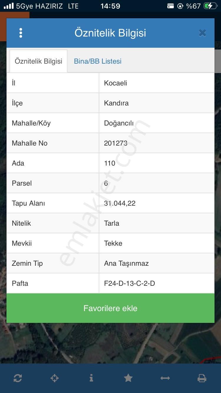 Kandıra Doğancılı Yatırımlık Arazi - Görsel 18