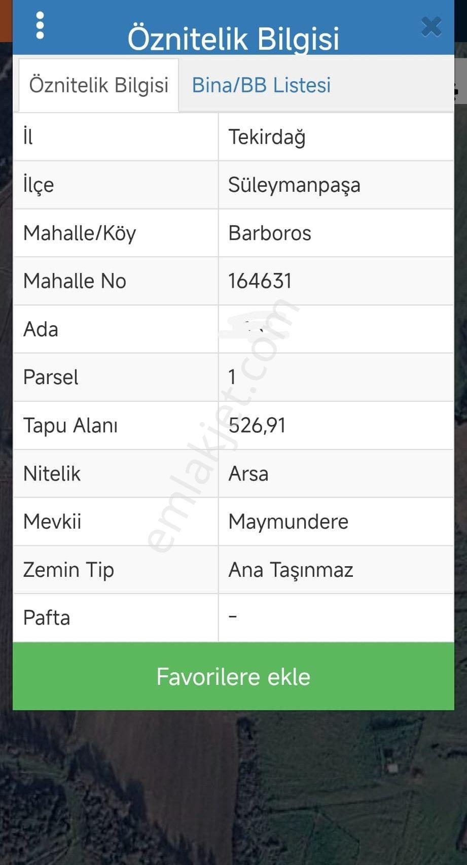 Gülsultan Emlak ' Tan Tekirdağ S.paşa Barboros - Topağaç Mah. Satılık İmarlı Arsa - Görsel 4