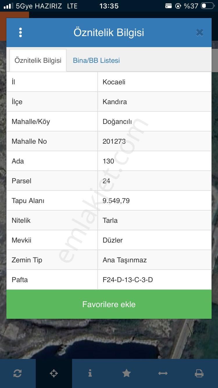 Kandıra Doğancılı Yatırımlık Kupon Arazi - Görsel 9