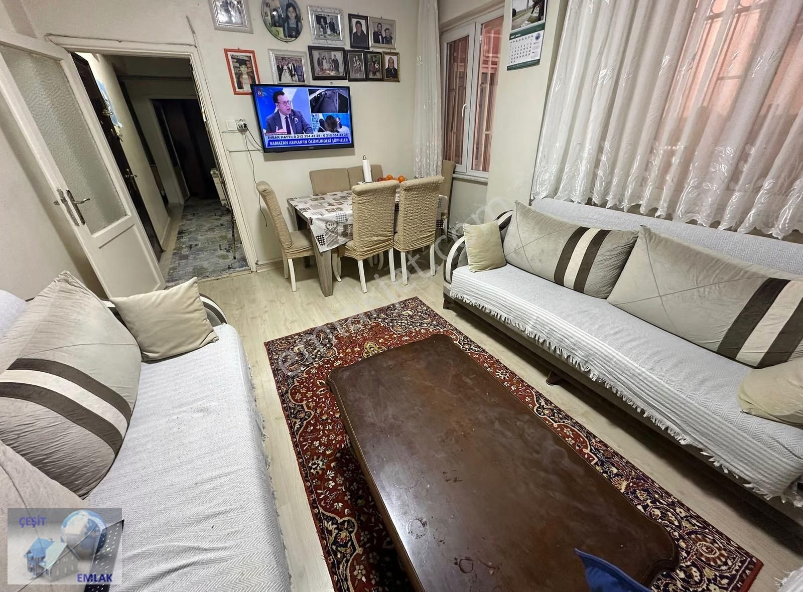 Çeşit Emlak Haznedar Mah De Giriş Kat 2+1 85m2 Satılık Daire