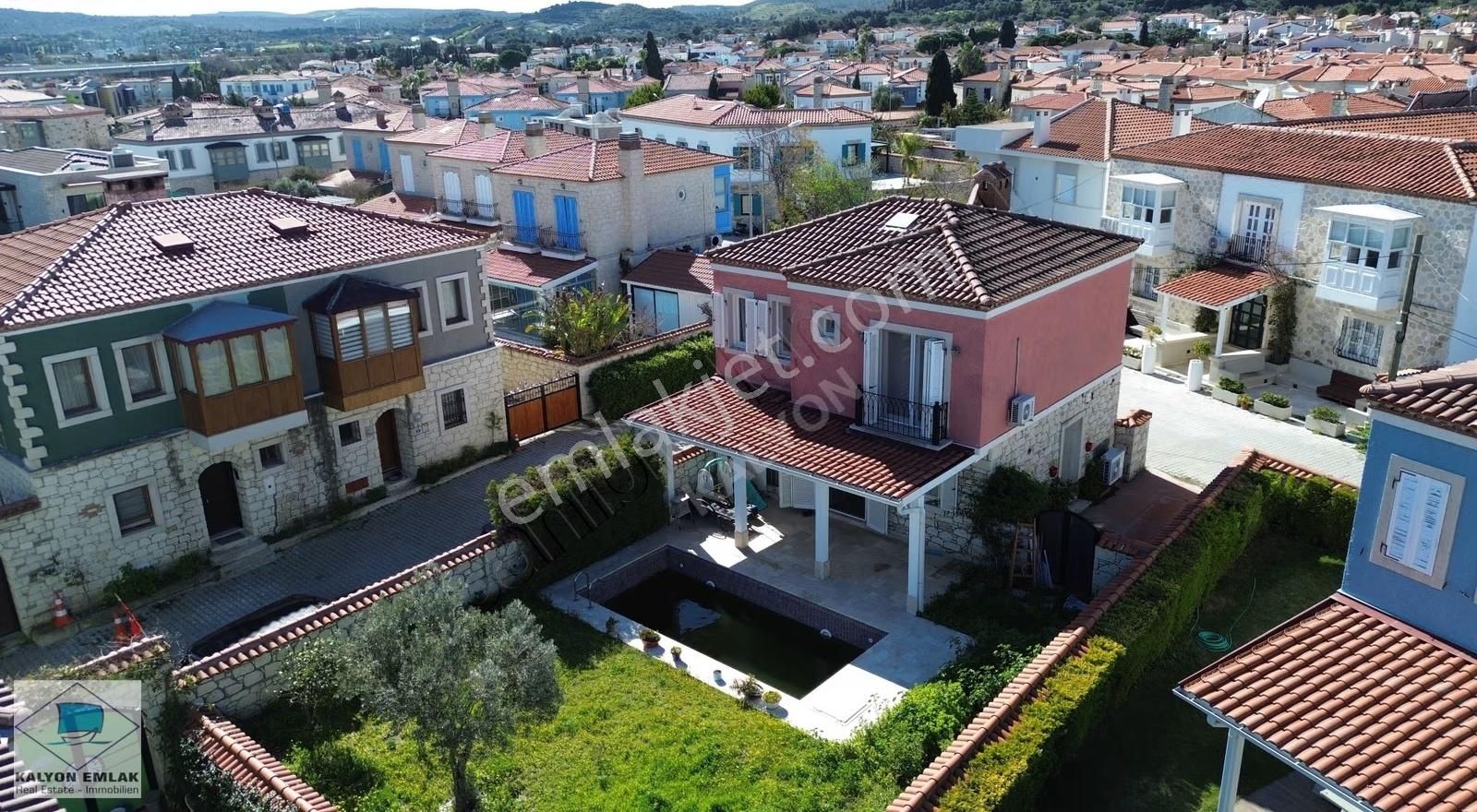 Kalyon'dan Alaçatı Köy İçi - Hacımemiş'te Müstakil Havuzlu Villa - Görsel 31