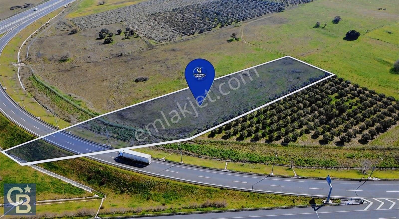 Cb Odak'tan Aliağa Güzelhisarda 10.038 M² Satılık Tarla