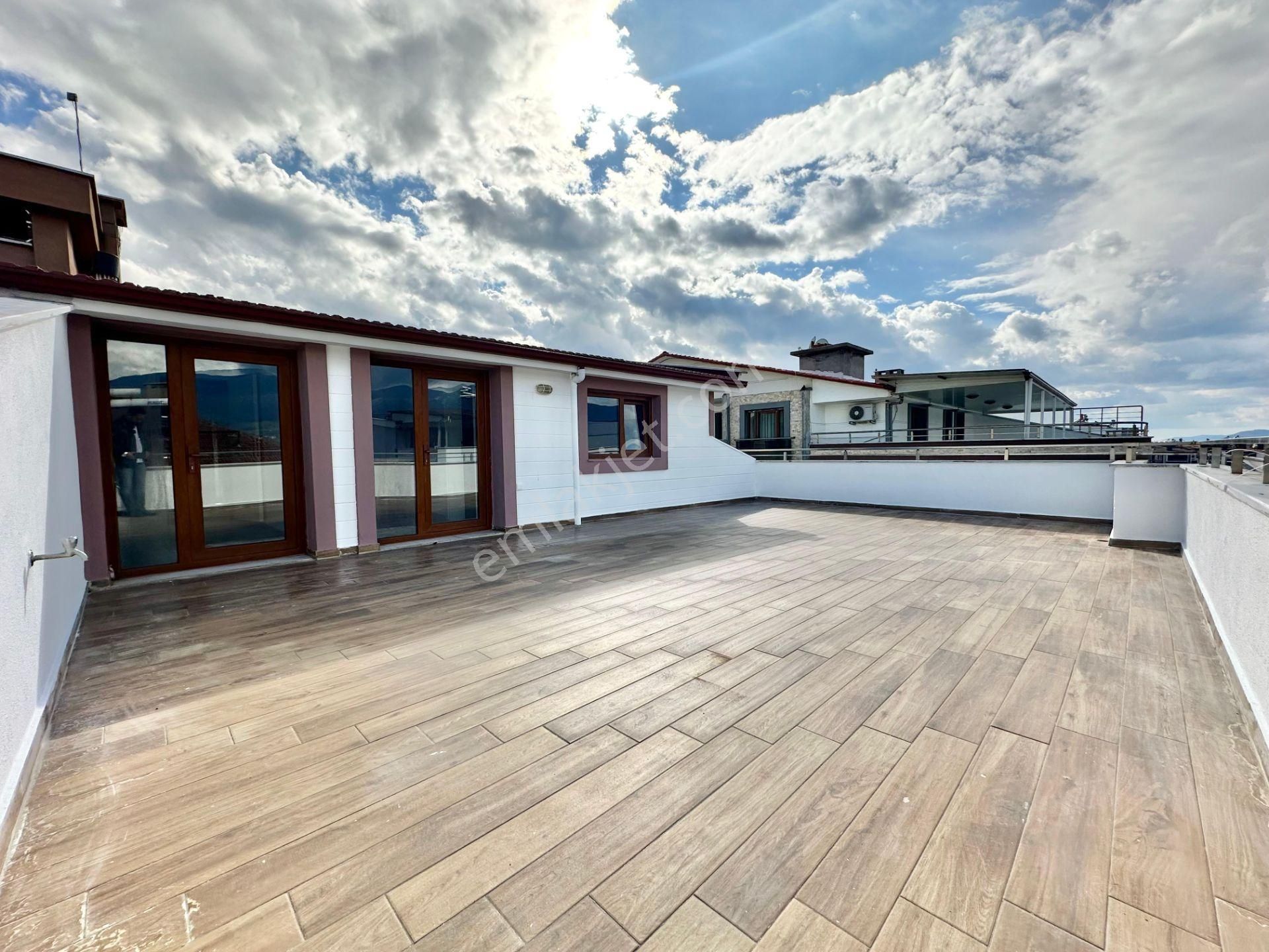 ꧁yetkili Ay Emlaktan꧂akçay'da Dağ Manzaralı Çift Mutfak Çift Ebeveyn Banyolu Sıfır 4+1 Dublex Daire