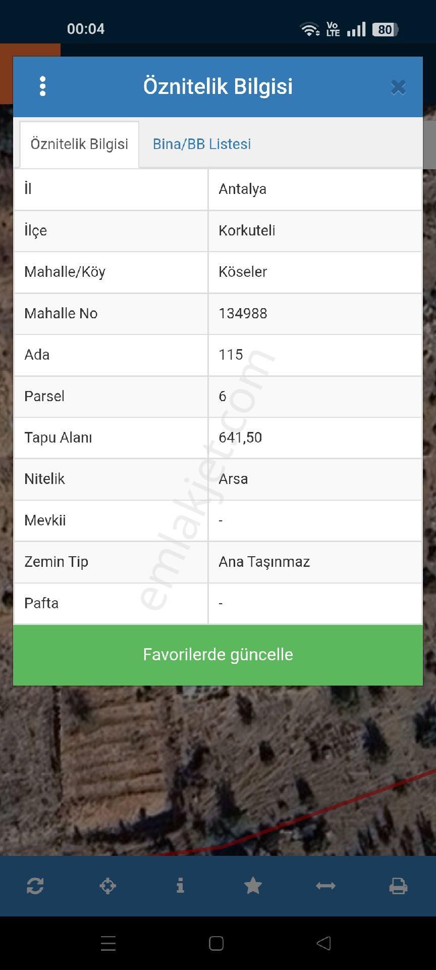 Toprak Emlak'tan Antalya Korkuteli Köseler Mah De 641 M2 - Görsel 6