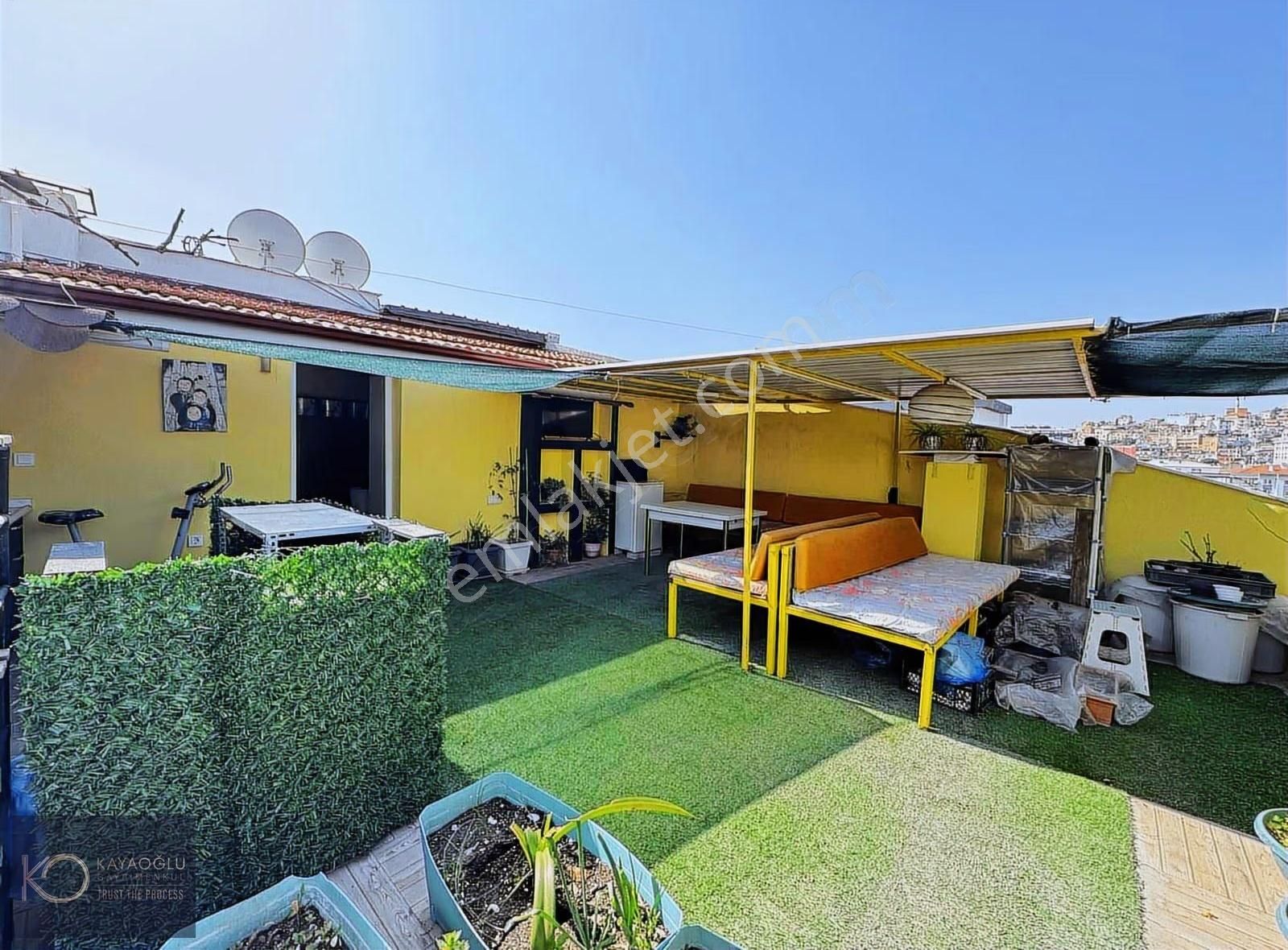 Kayaoğlun'dan Örnekköy Meydanda Çift Teraslı Bahçeli Dublex - Görsel 13