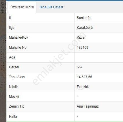 Karaköprü Kızlar'da 14.627 M² Fıstıklık, Yatırımlık, Takaslık - Görsel 7