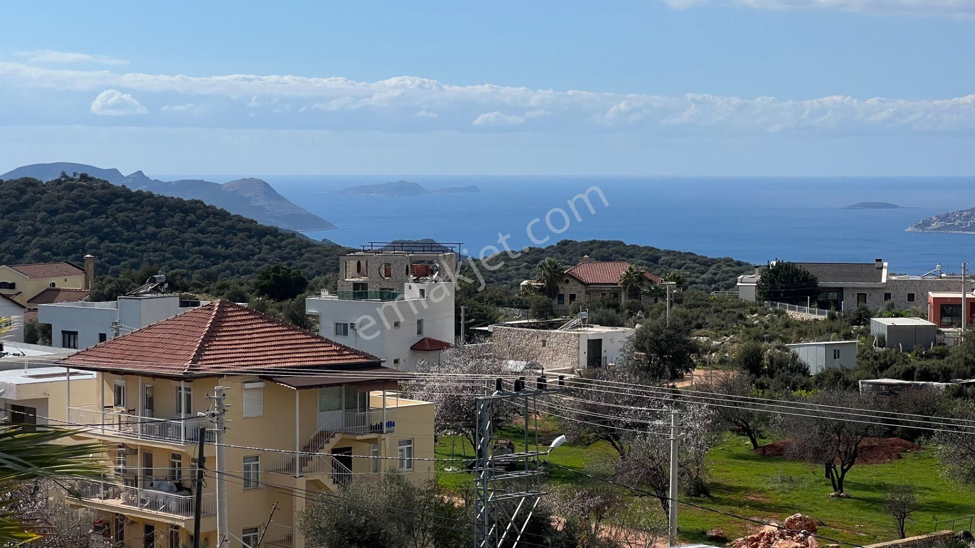 Kaş Bayındır Açık Deniz Ve Meis Adası Manzaralı İskanlı Villa - Görsel 10