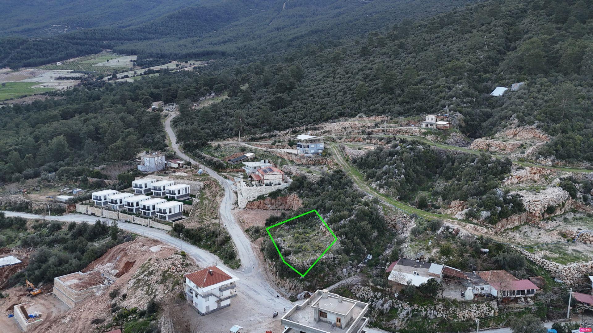 Finike Asarönü Mah. Deniz Manzaralı Villa Arsası - Görsel 4